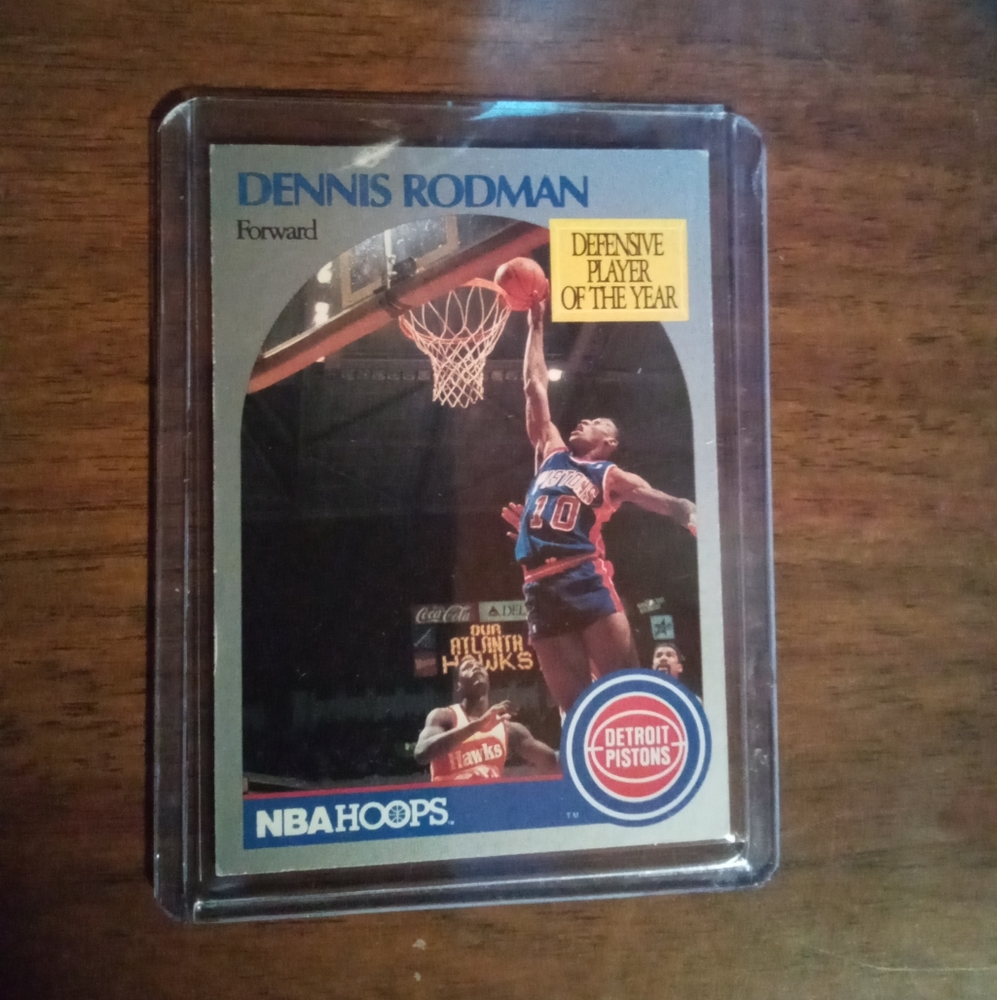 1990 Dennis Rodman NBA Hoops Card